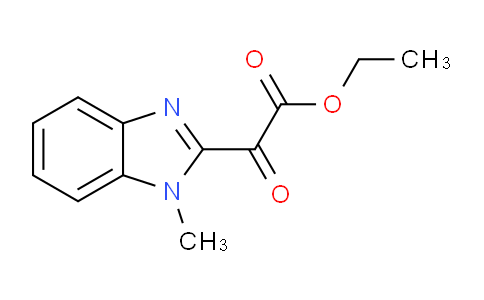 CAS No. 66155-91-7, Ethyl 2-(1-methylbenzimidazol-2-yl)-2-oxoacetate