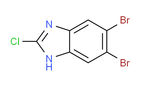 CAS No. 142356-67-0, 5,6-Dibromo-2-chloro-1H-1,3-benzodiazole