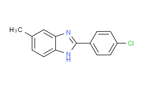 CAS No. 53314-17-3, 2-(4-Chlorophenyl)-5-methyl-1H-benzoimidazole