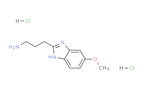CAS No. 897601-78-4, [3-(5-methoxy-1H-benzimidazol-2-yl)propyl]amine dihydrochloride