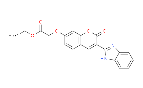 CAS No. 6238-97-7, Ethyl 2-((3-(1H-benzo[d]imidazol-2-yl)-2-oxo-2H-chromen-7-yl)oxy)acetate
