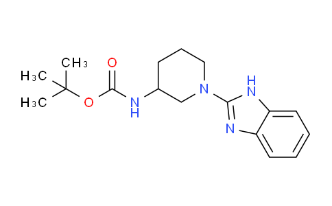 CAS No. 1420890-28-3, tert-butyl (1-(1H-benzo[d]imidazol-2-yl)piperidin-3-yl)carbamate