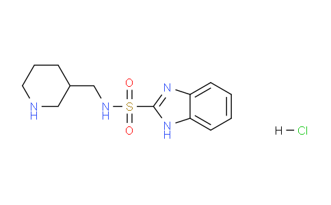 CAS No. 1420838-50-1, N-(piperidin-3-ylmethyl)-1H-benzo[d]imidazole-2-sulfonamide hydrochloride