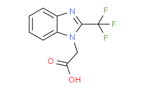 CAS No. 313241-14-4, 2-(2-(Trifluoromethyl)-1H-benzo[d]imidazol-1-yl)acetic acid