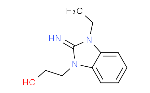 CAS No. 2208-84-6, 2-(3-Ethyl-2-imino-2,3-dihydro-1H-benzo[d]imidazol-1-yl)ethanol