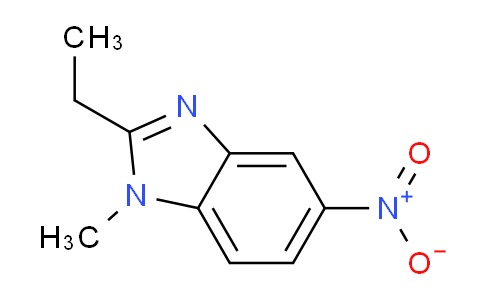 CAS No. 286837-93-2, 2-Ethyl-1-methyl-5-nitro-1H-benzo[d]imidazole