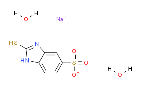 CAS No. 207511-11-3, Sodium 2-mercapto-1H-benzo[d]imidazole-5-sulfonate dihydrate