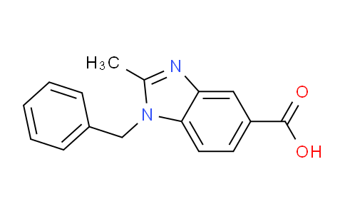 CAS No. 292062-25-0, 1-Benzyl-2-methylbenzodiazole-5-carboxylic acid