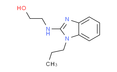 CAS No. 111678-86-5, 2-((1-Propyl-1H-benzo[d]imidazol-2-yl)amino)ethanol