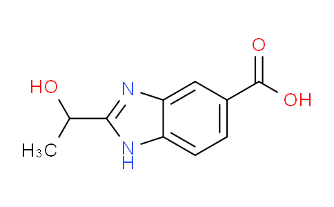 CAS No. 145126-54-1, 2-(1-Hydroxyethyl)-1H-benzo[d]imidazole-5-carboxylic acid