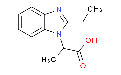 CAS No. 797809-16-6, 2-(2-Ethyl-1H-benzo[d]imidazol-1-yl)propanoic acid