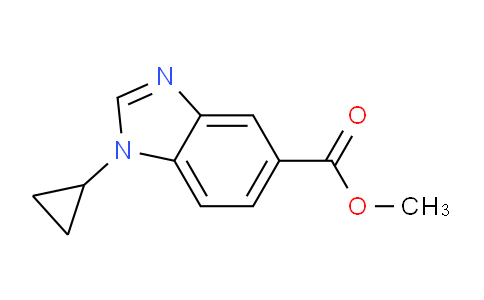 CAS No. 887351-09-9, Methyl 1-cyclopropylbenzimidazole-5-carboxylate