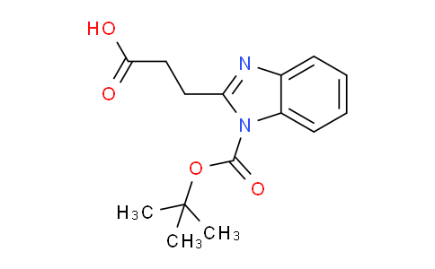 CAS No. 953061-74-0, 3-(1-(Tert-Butoxycarbonyl)-1H-Benzo[D]Imidazol-2-Yl)Propanoic Acid