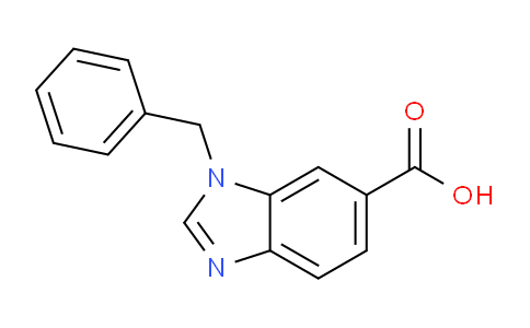 CAS No. 1191904-81-0, 3-Benzyl-1,3-benzodiazole-5-carboxylic acid