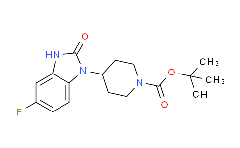 CAS No. 182365-86-2, tert-Butyl 4-(5-fluoro-2-oxo-2,3-dihydro-1H-benzo[d]imidazol-1-yl)piperidine-1-carboxylate