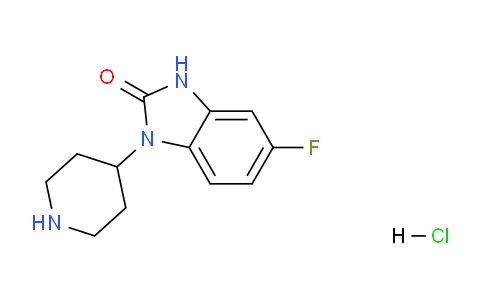 CAS No. 214770-66-8, 5-Fluoro-1-(piperidin-4-yl)-1H-benzo[d]imidazol-2(3H)-one hydrochloride
