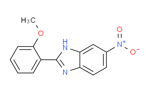 CAS No. 189162-32-1, 2-(2-Methoxyphenyl)-6-nitro-1H-benzo[d]imidazole