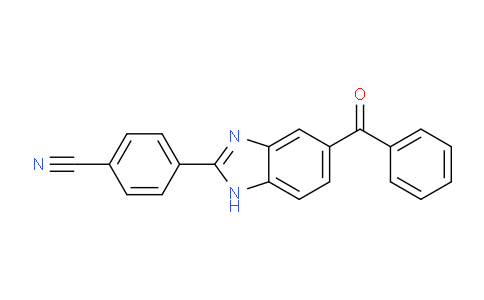 CAS No. 1192541-69-7, 4-(5-Benzoyl-1H-benzo[d]imidazol-2-yl)benzonitrile