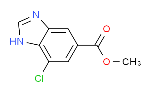 CAS No. 1354756-15-2, Methyl 7-chloro-1H-1,3-benzodiazole-5-carboxylate