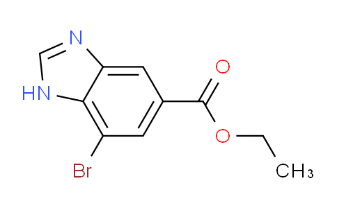 CAS No. 1354771-56-4, Ethyl 7-bromo-1H-1,3-benzodiazole-5-carboxylate