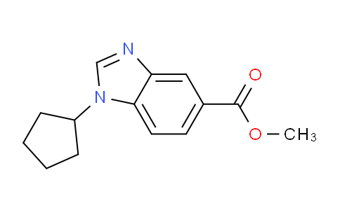 CAS No. 1355246-90-0, Methyl 1-cyclopentylbenzimidazole-5-carboxylate