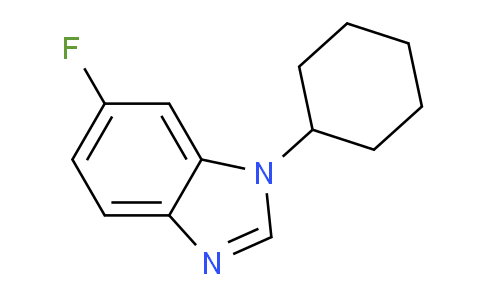 CAS No. 1365271-29-9, 1-Cyclohexyl-6-fluoro-1,3-benzodiazole