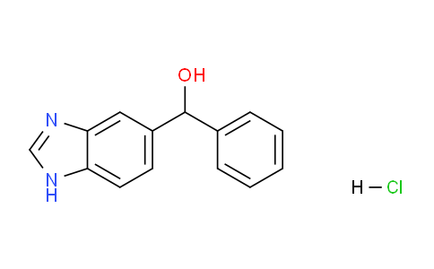 CAS No. 1373232-61-1, 1H-1,3-Benzodiazol-5-yl(phenyl)methanol, HCl