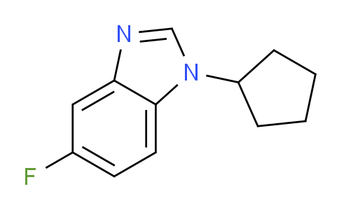 CAS No. 1375069-26-3, 1-Cyclopentyl-5-fluorobenzimidazole