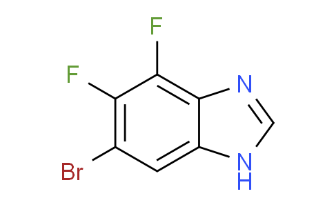 CAS No. 1375068-79-3, 6-Bromo-4,5-difluorobenzimidiazole