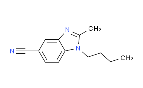 CAS No. 1403483-52-2, 1-Butyl-2-methyl-1,3-benzodiazole-5-carbonitrile