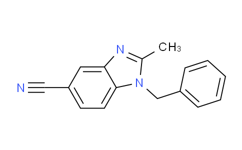 CAS No. 1403483-72-6, 1-Benzyl-2-methyl-1,3-benzodiazole-5-carbonitrile