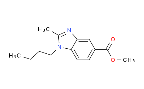 CAS No. 1390621-30-3, Methyl 1-butyl-2-methyl-1,3-benzodiazole-5-carboxylate