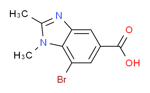 CAS No. 1420800-25-4, 7-Bromo-1,2-dimethylbenzodiazole-5-carboxylic acid