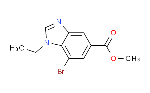 MC750579 | 1423037-23-3 | Methyl 7-bromo-1-ethyl-1,3-benzodiazole-5-carboxylate
