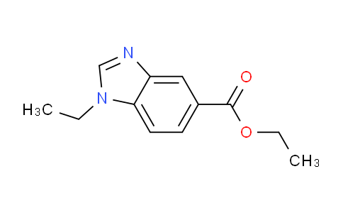 CAS No. 1354408-65-3, Ethyl 1-ethyl-1,3-benzodiazole-5-carboxylate