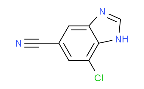 CAS No. 1360969-13-6, 7-Chloro-1H-benzo[d]imidazole-5-carbonitrile