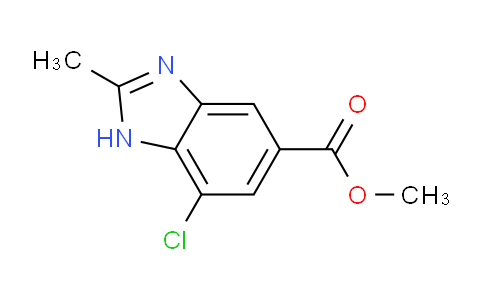 CAS No. 952512-22-0, Methyl 7-chloro-2-methyl-1H-benzo[d]imidazole-5-carboxylate