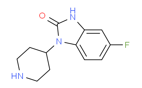 CAS No. 58859-77-1, 5-Fluoro-1-(piperidin-4-yl)-1H-benzo[d]imidazol-2(3H)-one