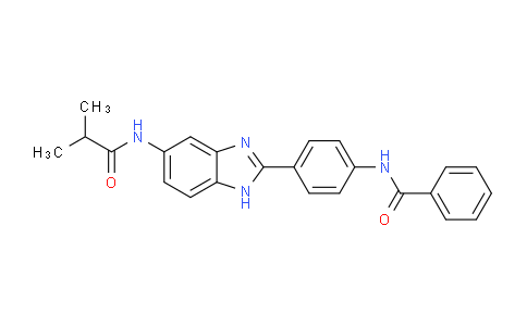 CAS No. 1261268-95-4, N-[4-(5-Isobutyramido-1H-benzoimidazol-2-yl)phenyl]benzamide