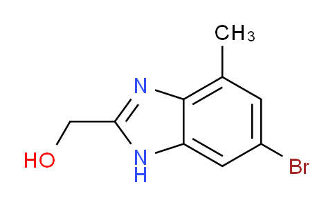 CAS No. 1565461-85-9, 6-Bromo-2-(hydroxymethyl)-4-methylbenzimidazole