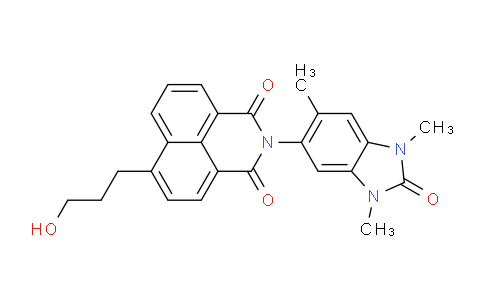 CAS No. 2080306-23-4, 6-(3-Hydroxy-propyl)-2-(1,3,6-trimethyl-2-oxo-2,3-dihydro-1H-benzoimidazol-5-yl)-benzo[de]isoquinoline-1,3-dione