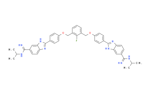 DY750643 | 2170606-74-1 | 2,2'-((((2-Fluoro-1,3- phenylene)bis(methylene))bis(oxy))bis(4,1- phenylene))bis(N-isopropyl-1H-benzo[d]imidazole-6- carboximidamide)