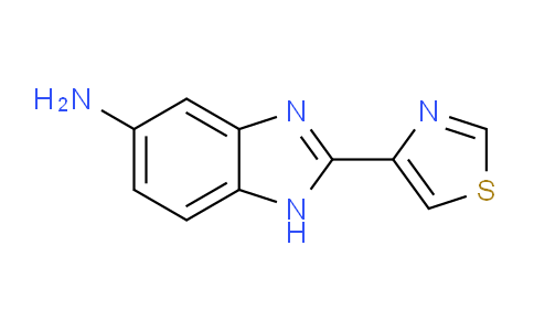 CAS No. 25893-06-5, 2-(thiazol-4-yl)-1H-benzo[d]imidazol-5-amine