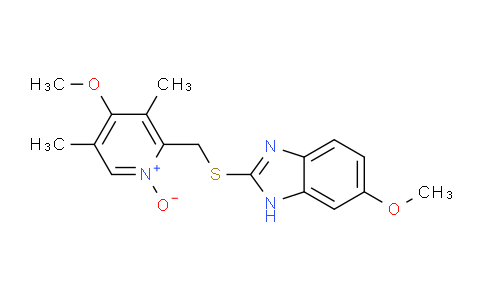 CAS No. 142885-92-5, 6-methoxy-2-[(4-methoxy-3,5-dimethyl-1-oxidopyridin-1-ium-2-yl)methylsulfanyl]-1H-benzimidazole