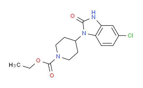 CAS No. 53786-46-2, Ethyl 4-(5-chloro-2,3-dihydro-2-oxo-1H-benzimidazol-1-yl)piperidine-1-carboxylate