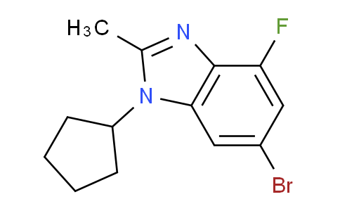 MC750667 | 1231930-36-1 | 6-bromo-1-cyclopentyl-4-fluoro-2-methyl-1H-benzo[d]imidazole