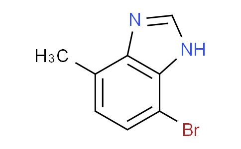 CAS No. 1142190-57-5, 7-Bromo-4-methyl-1H-benzoimidazole