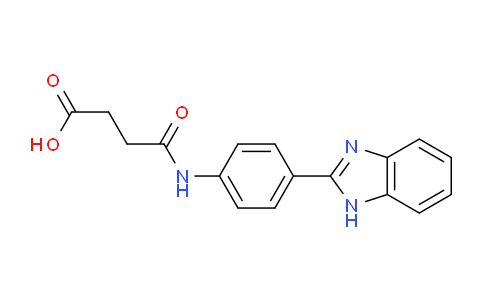 CAS No. 27031-00-1, 4-([4-(1H-Benzimidazol-2-yl)phenyl]amino)-4-oxobutanoic acid
