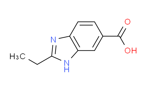 CAS No. 891454-18-5, 2-Ethyl-1H-benzo[d]imidazole-6-carboxylic acid