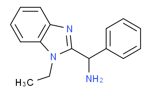 CAS No. 1017470-41-5, (1-Ethyl-1H-benzo[d]imidazol-2-yl)(phenyl)methanamine